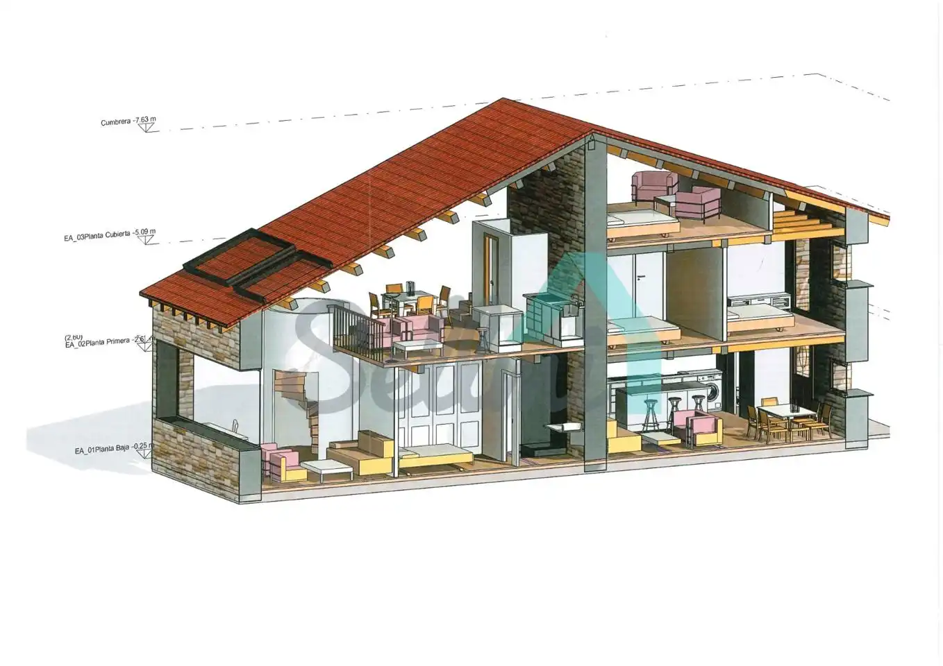 Home with garden for sale in Lugar Santa Mera, imagen 65