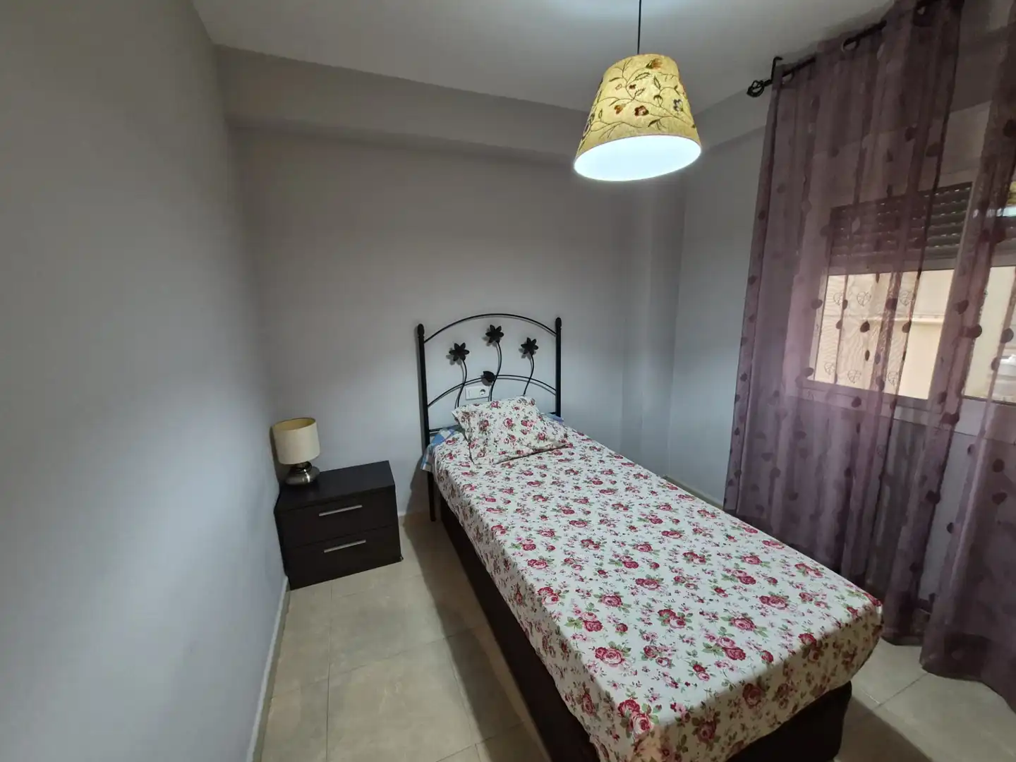 Schlafzimmer von Wohnung zur Miete in Málaga mit Klimaanlage und Möbliert