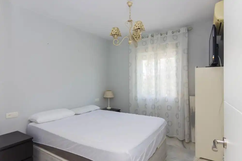 Bedroom of Flat for sale in Puerto Real  with Air Conditioner and Community pool
