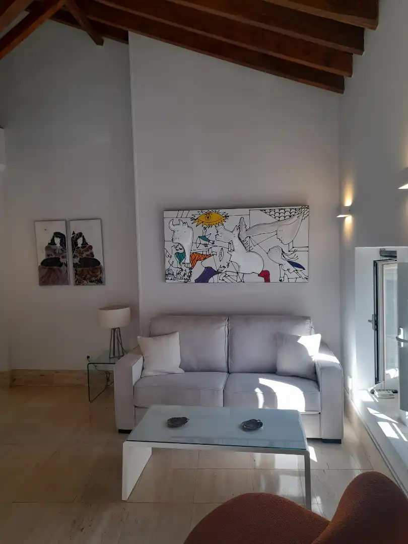 Sala d'estar de Àtic en venda en Málaga amb Aire condicionat, Calefacció i Moblat