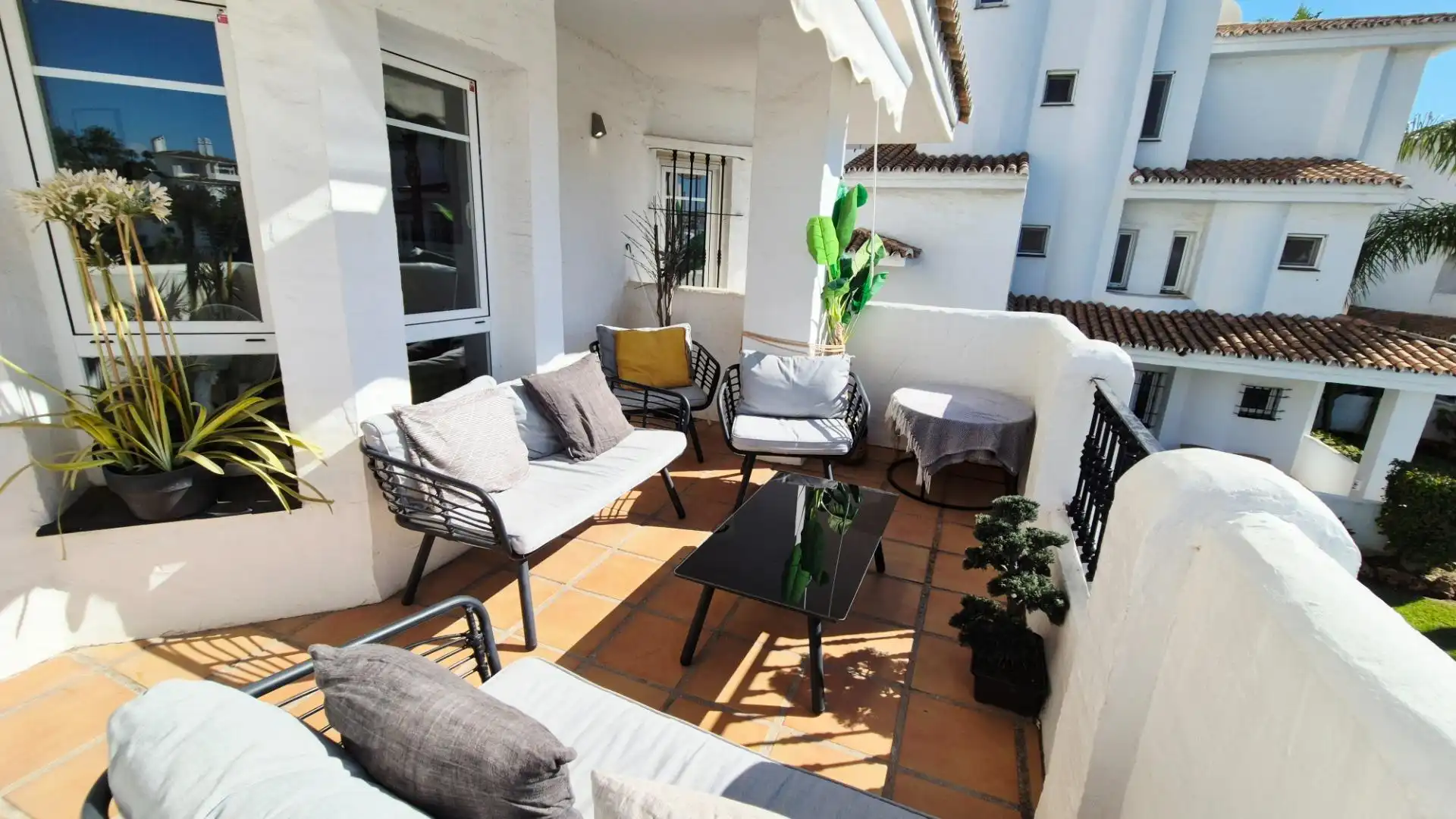 Terrassa de Apartament en venda en Nueva Andalucía
