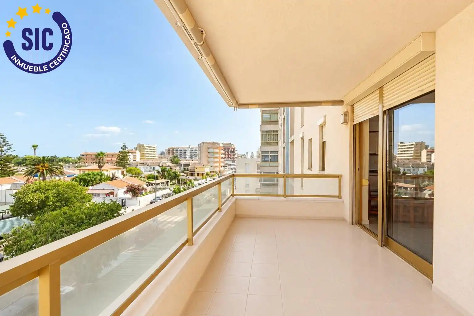 Terrassa de Apartament en venda en Peñíscola / Peníscola amb Terrassa, Moblat i Piscina comunitària