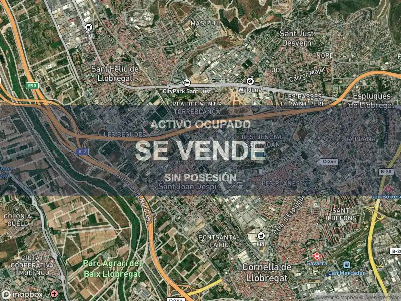 Vista exterior de Oficina en venta en Cornellà de Llobregat