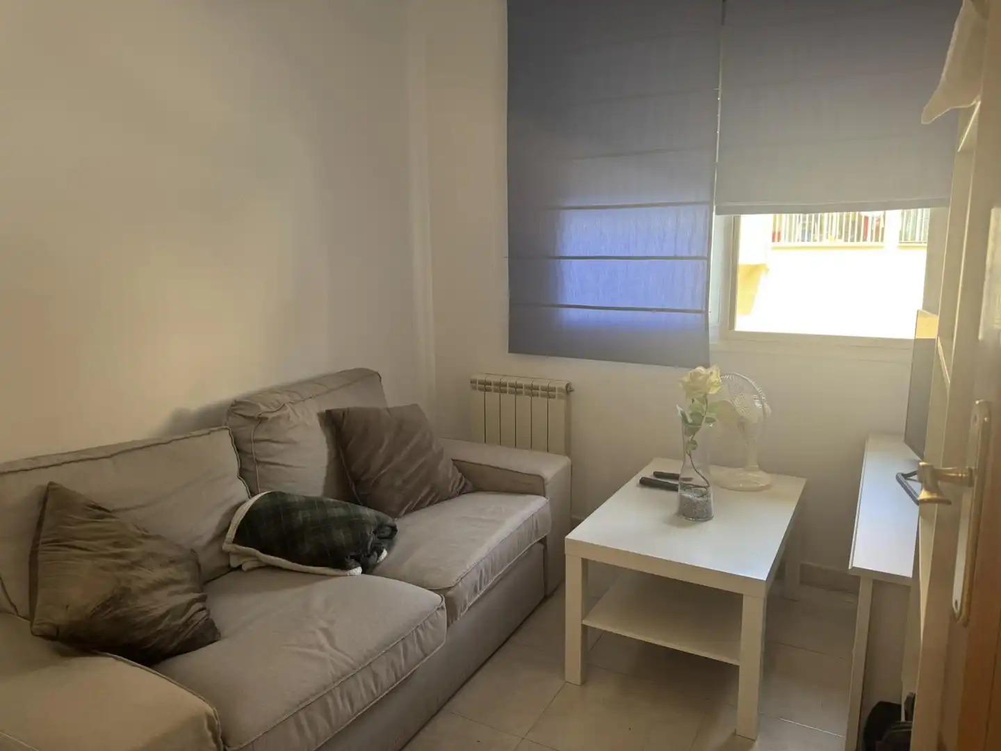 Wohnzimmer von Einfamilien-Reihenhaus zum Verkauf in Guissona mit Heizung, Privatgarten und Ofen
