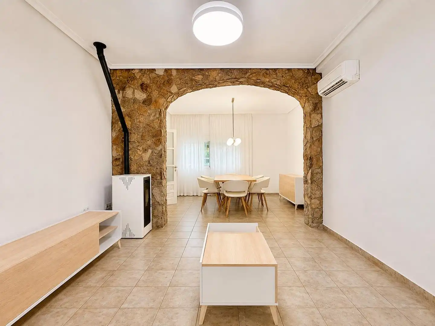 Sala de estar de Casa o chalet en venta en Carlet con Aire acondicionado, Calefacción y Jardín privado
