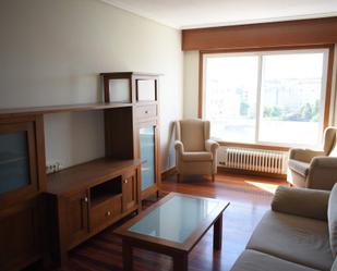 Living room of Flat for sale in Pontevedra Capital   with Heating, Parquet flooring and Storage room