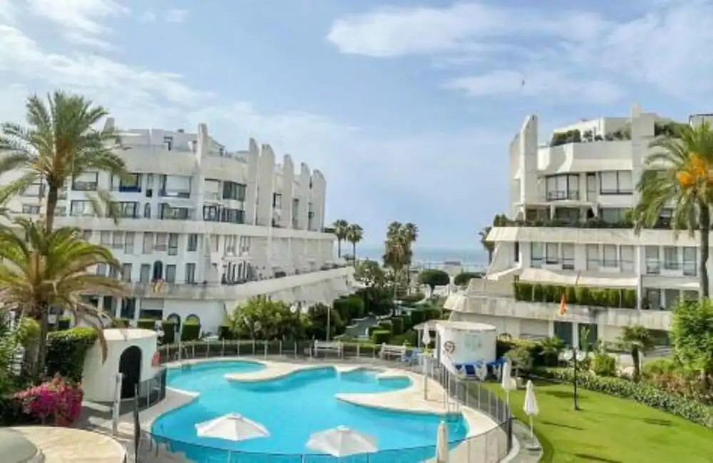 Exterior view of Duplexes for rent in Marbella  with Air Conditioner, Terrace and Swimming Pool