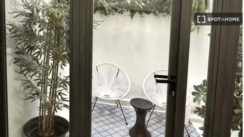 Terrace of Flat for rent in Madrid  with Air Conditioner, Heating and Furnished