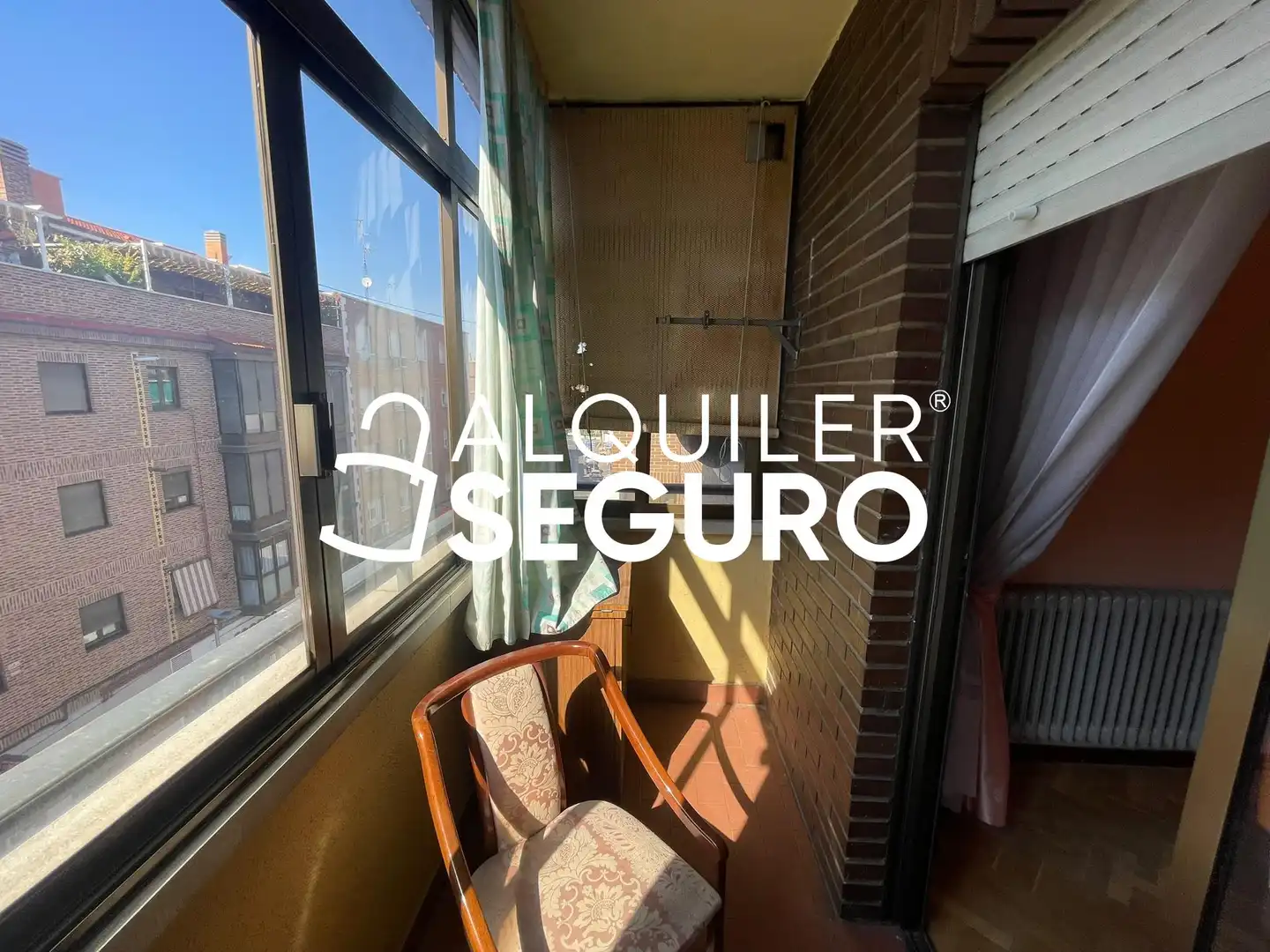Balcony of Flat for rent in Madrid  with Heating and Terrace