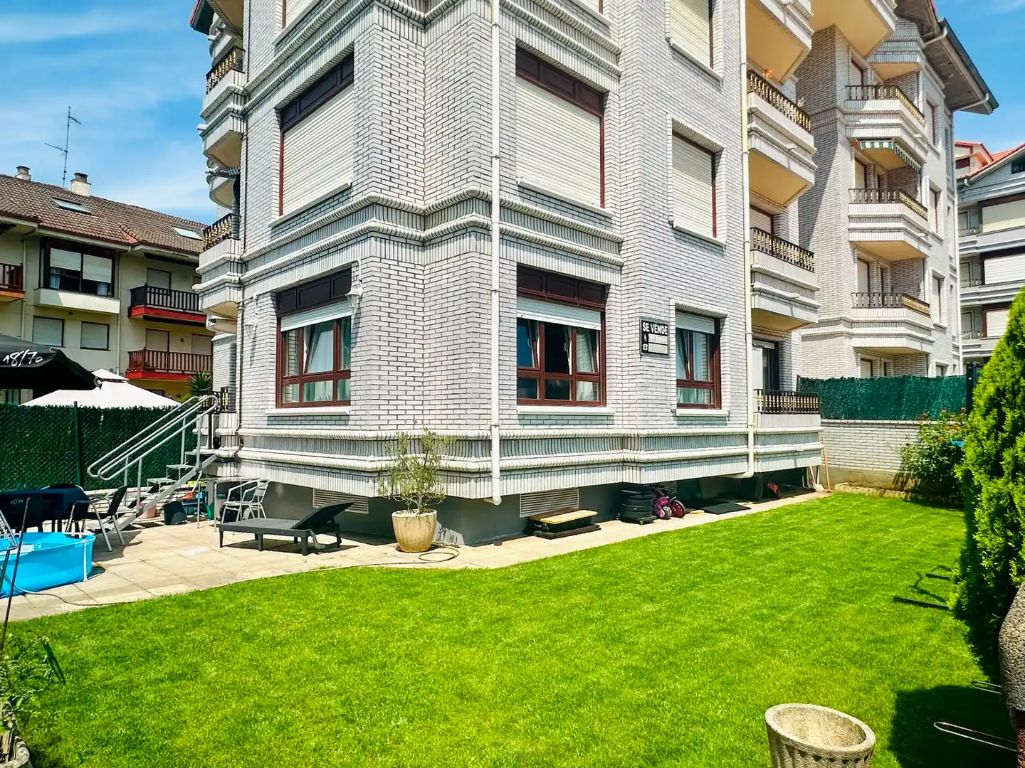 Exterior view of Flat for sale in Noja  with Heating, Private garden and Terrace