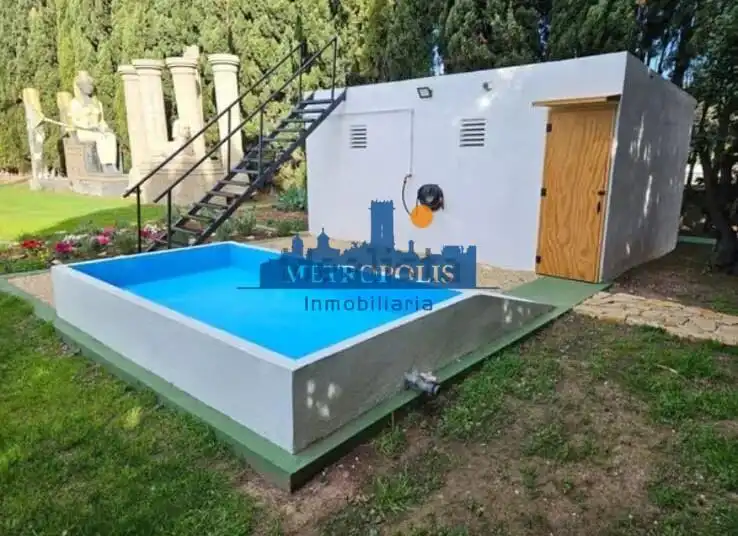 Piscina de Casa o chalet en venta en Burriana / Borriana con Aire acondicionado, Jardín privado y Terraza