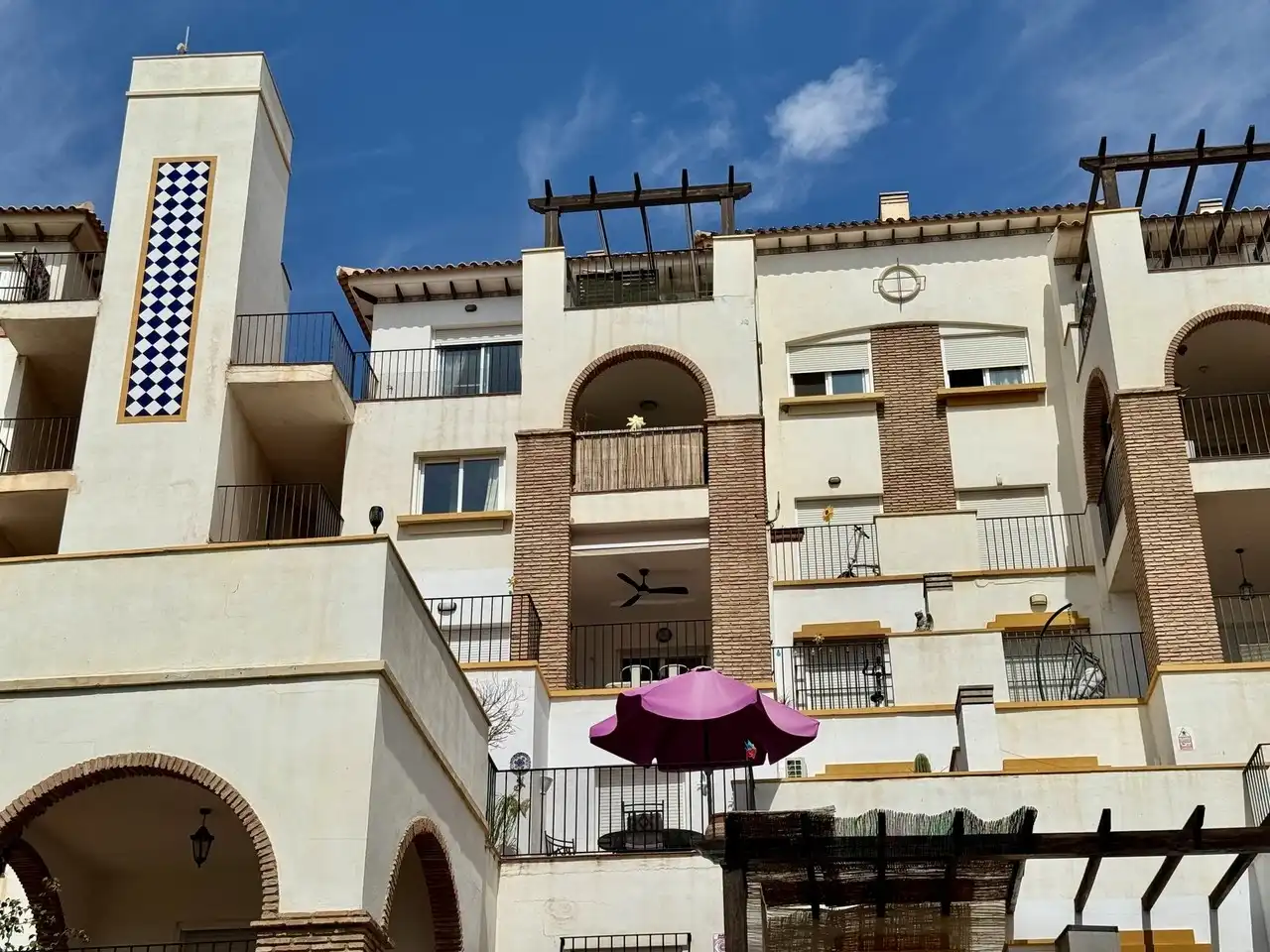 Exterior view of Apartments for sale in Vera  with Air Conditioner, Terrace and Swimming Pool