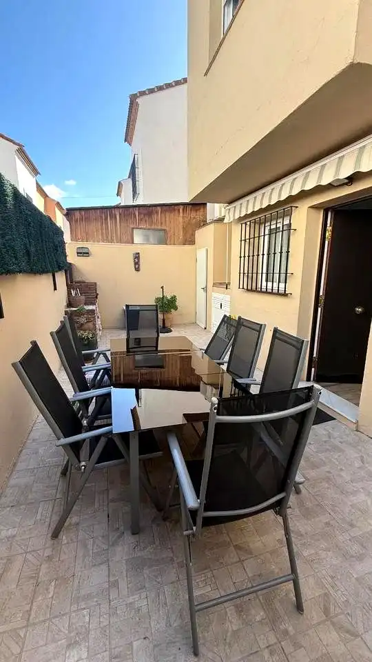 Terraza de Casa adosada en venta en Málaga con Aire acondicionado y Piscina comunitaria