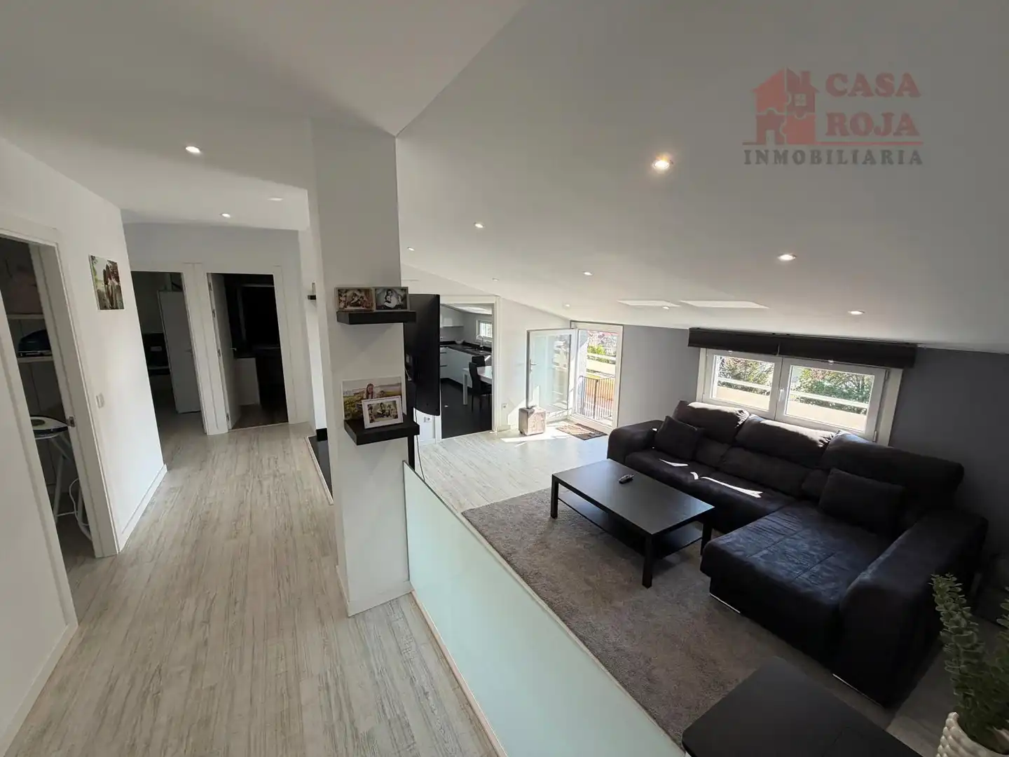 Sala de estar de Casa o chalet en venta en Moaña con Calefacción, Terraza y Trastero