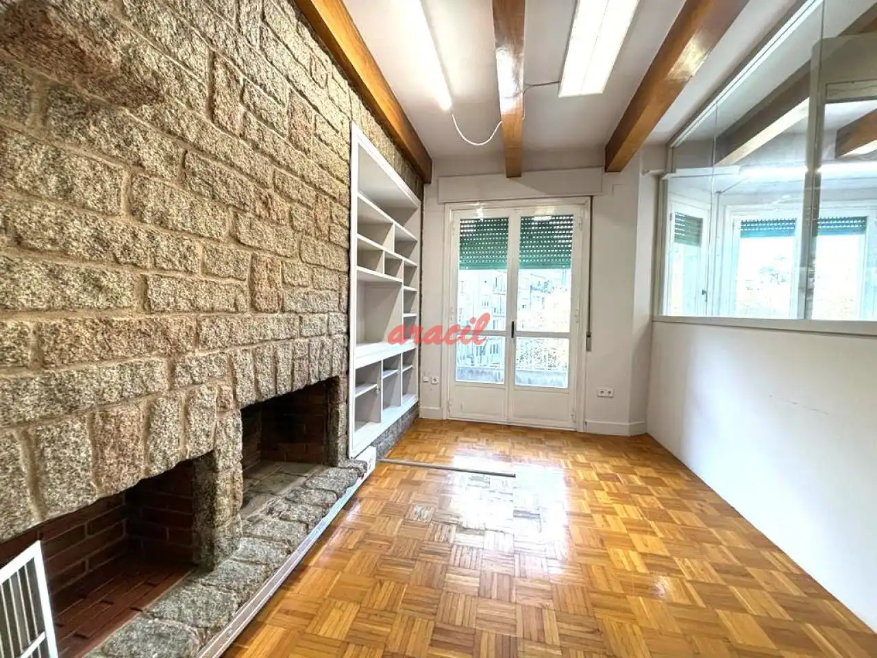 Sala de estar de Piso de alquiler en Ourense Capital  con Aire acondicionado, Calefacción y Terraza