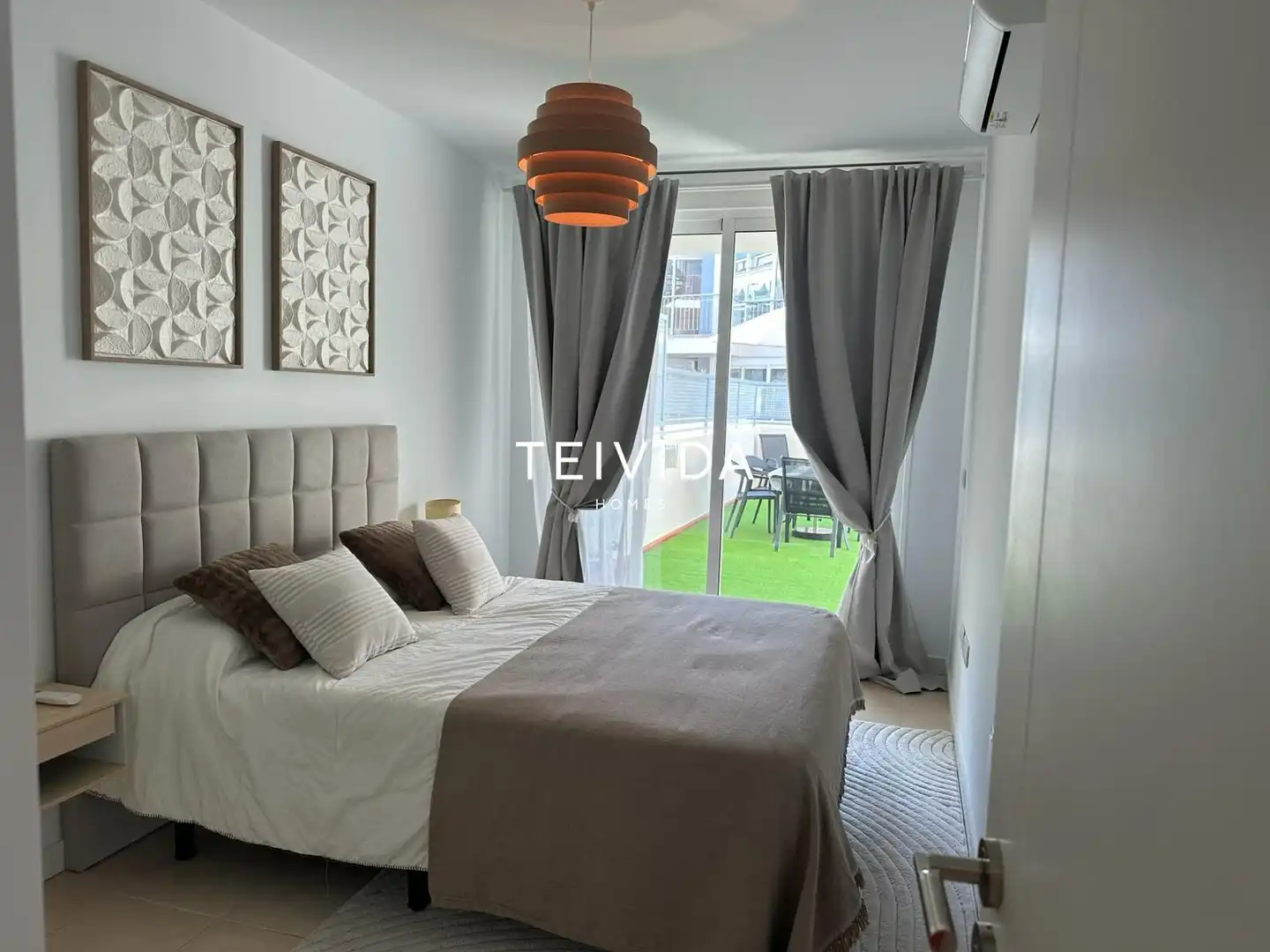 Bedroom of Flat for rent in Santiago del Teide  with Air Conditioner, Terrace and Swimming Pool