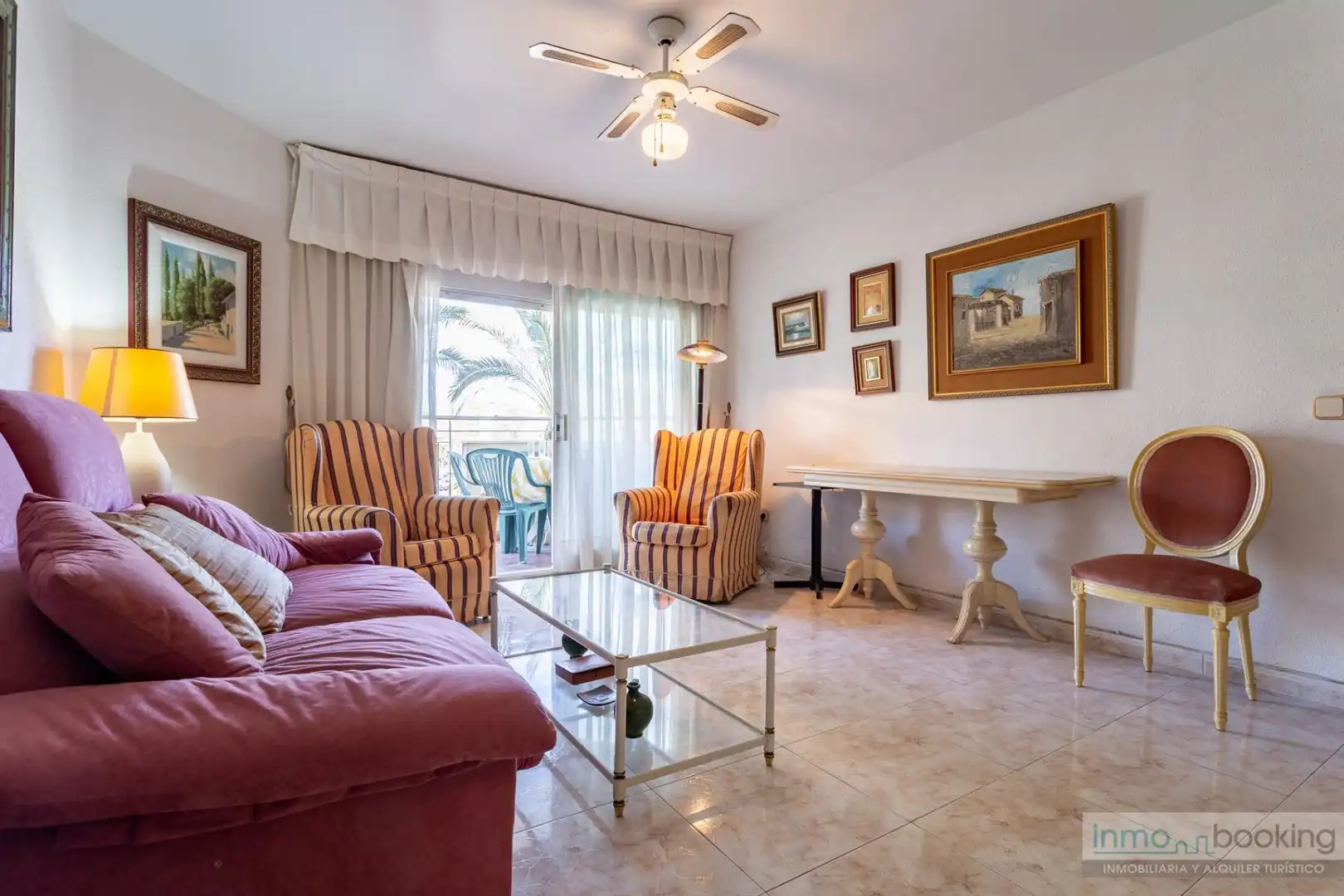 Wohnzimmer von Wohnungen zum Verkauf in Salou mit Klimaanlage, Heizung und Terrasse