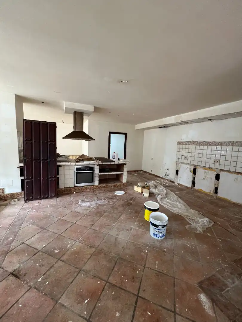 Cocina de Casa o chalet en venta en Villanueva de la Cañada con Jardín privado, Terraza y Piscina