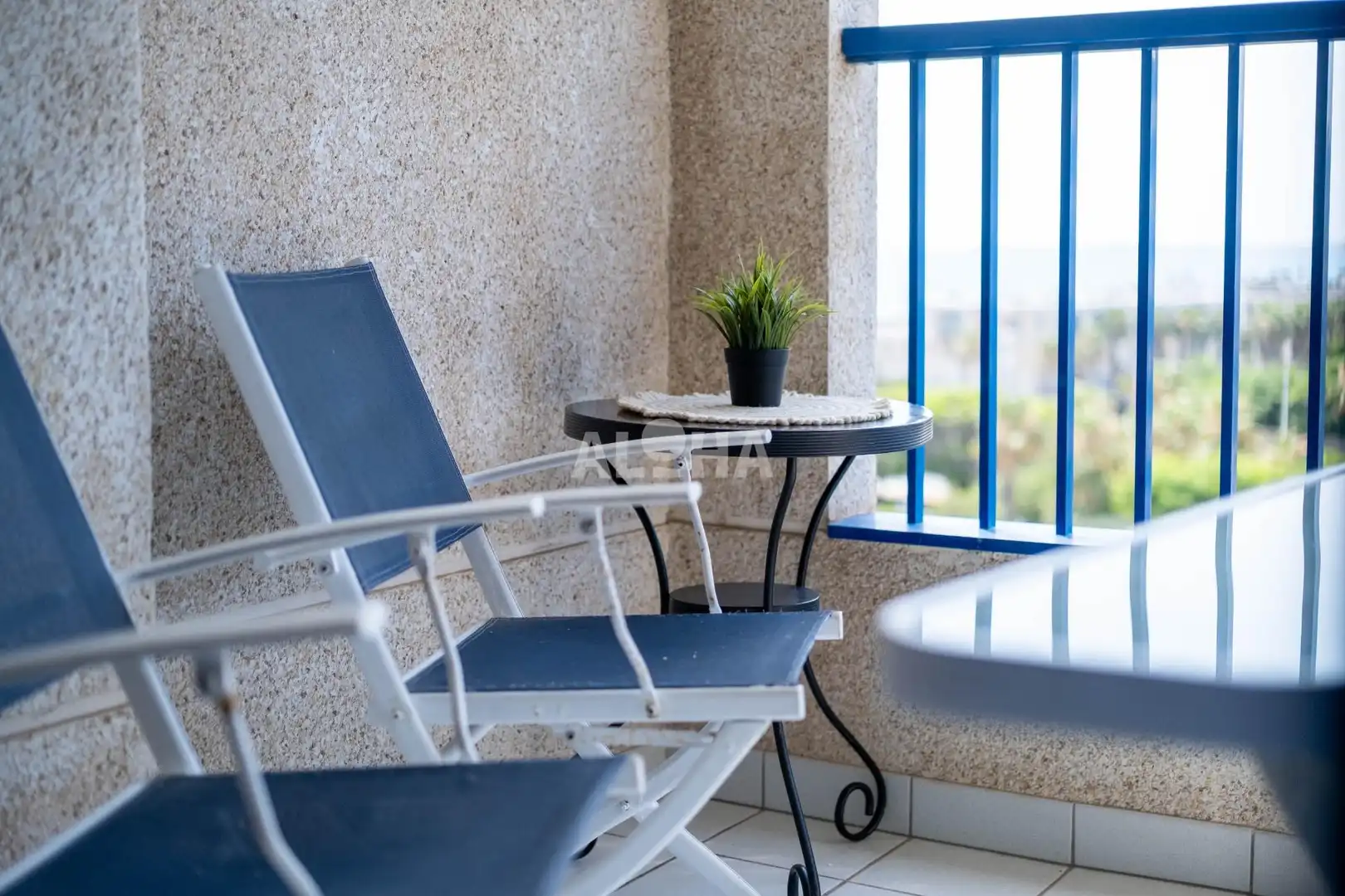 Balcony of Apartments for rent in Alboraya  with Air Conditioner, Heating and Private garden