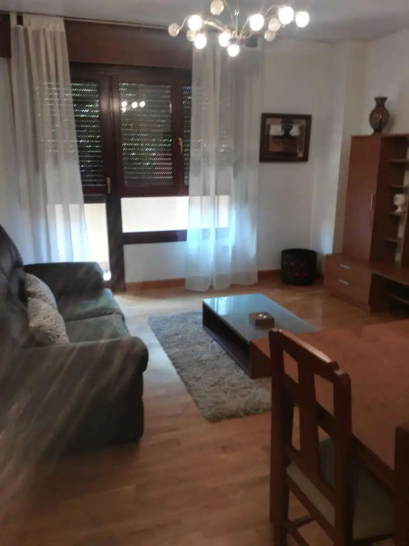 Sala de estar de Apartamento de alquiler en  Logroño con Aire acondicionado, Calefacción y Terraza