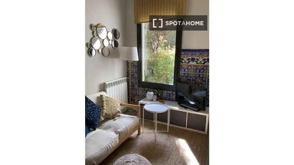 Habitación de Piso de alquiler en Sabadell con Aire acondicionado, Calefacción y Amueblado