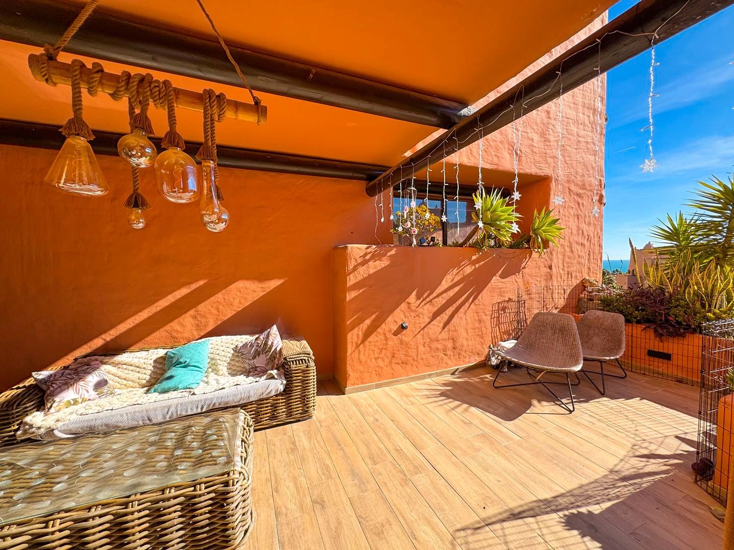 Terrassa de Apartament en venda en Manilva amb Aire condicionat, Calefacció i Terrassa