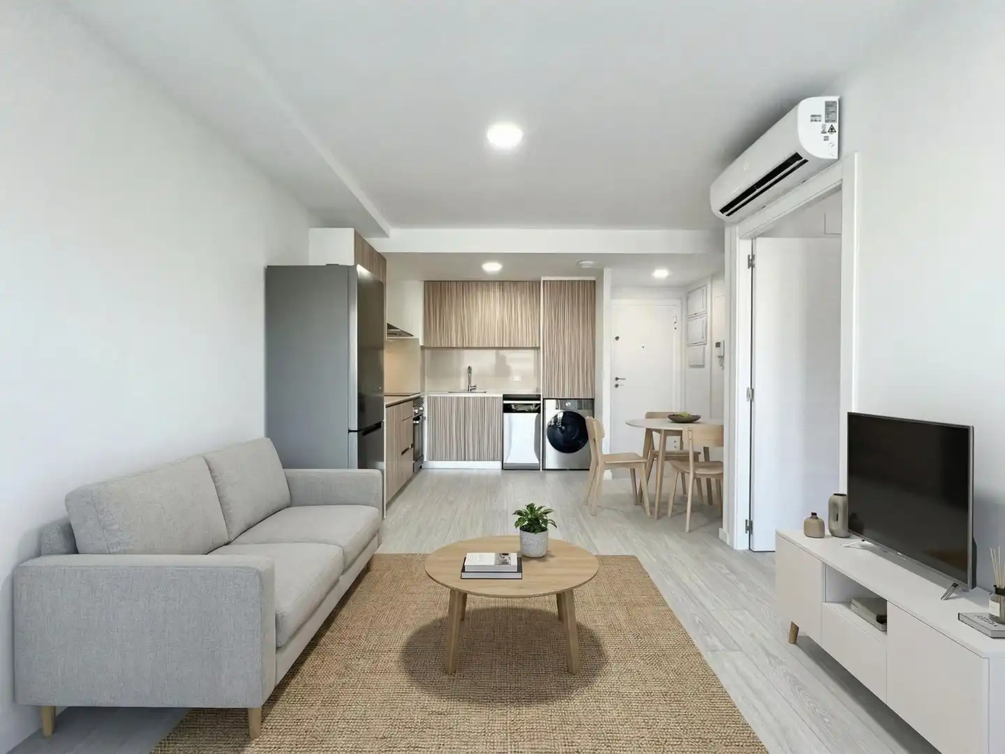 Sala de estar de Apartamento de alquiler en Albal con Aire acondicionado, Calefacción y Terraza