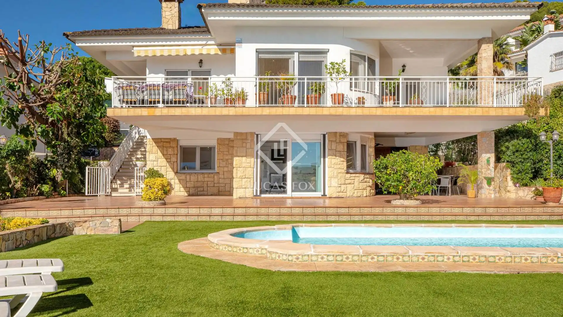 Garden of Houses for sale in Lloret de Mar  with Air Conditioner, Heating and Private garden