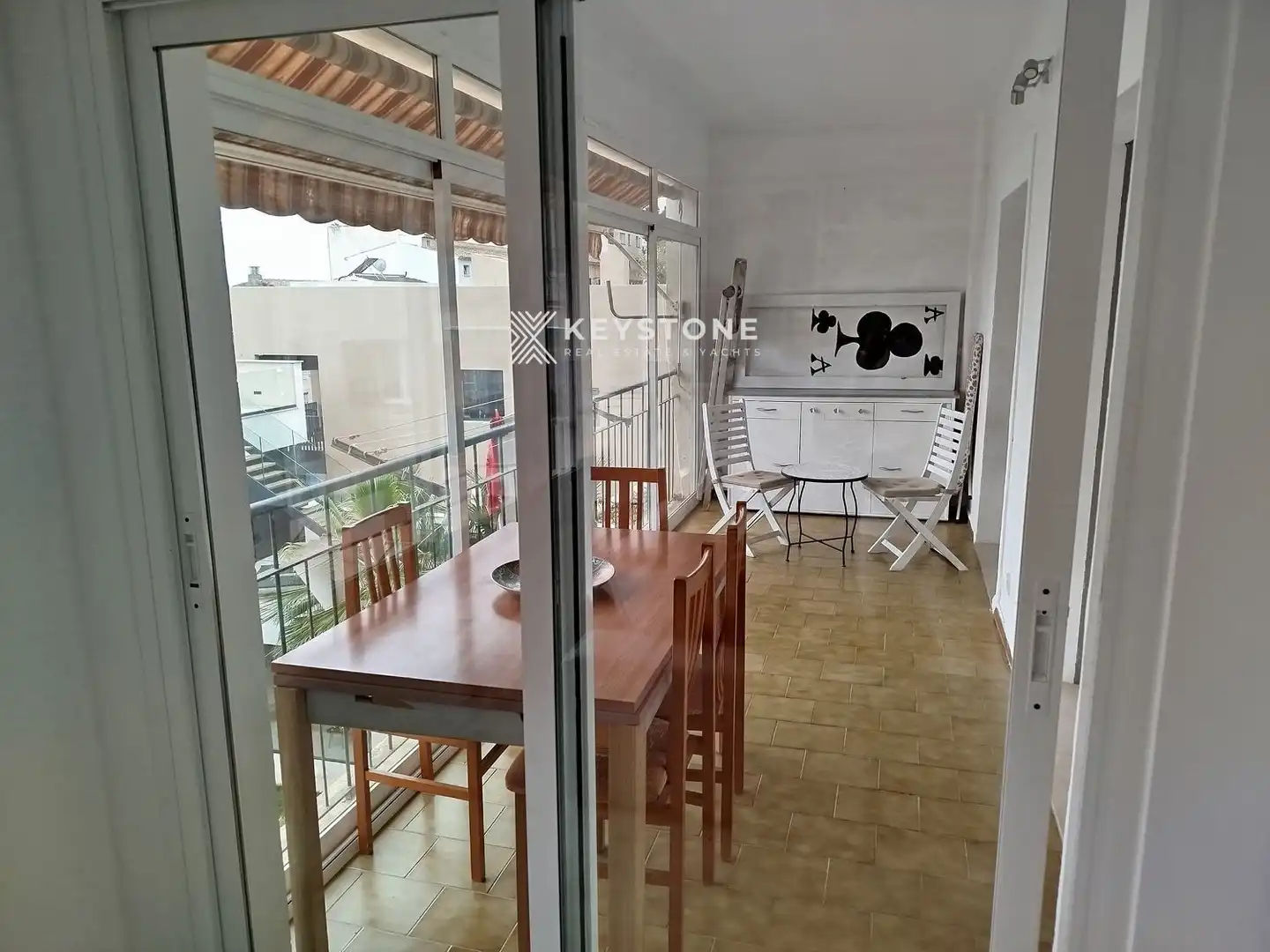 Dining room of Attic for rent in  Palma de Mallorca  with Air Conditioner, Terrace and Storage room