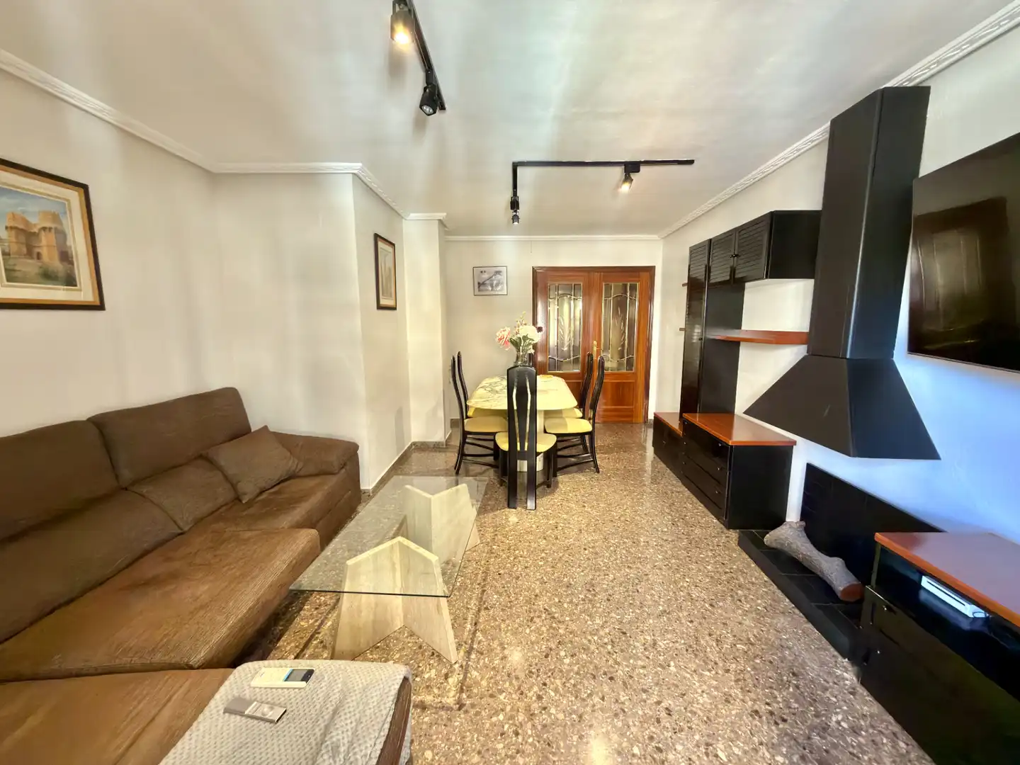 Sala de estar de Piso de alquiler en Xirivella con Aire acondicionado, Calefacción y Terraza