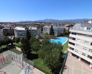 Swimming pool of Flat for sale in Collado Villalba  with Heating, Parquet flooring and Storage room