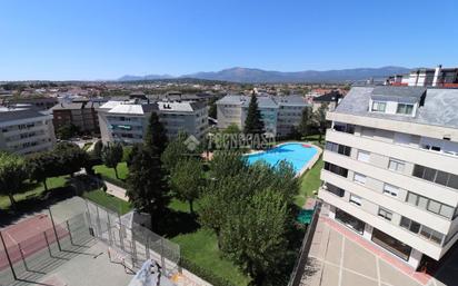 Swimming pool of Flat for sale in Collado Villalba  with Heating, Parquet flooring and Storage room