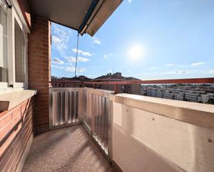 Balcony of Flat to rent in  Madrid Capital  with Heating, Private garden and Terrace