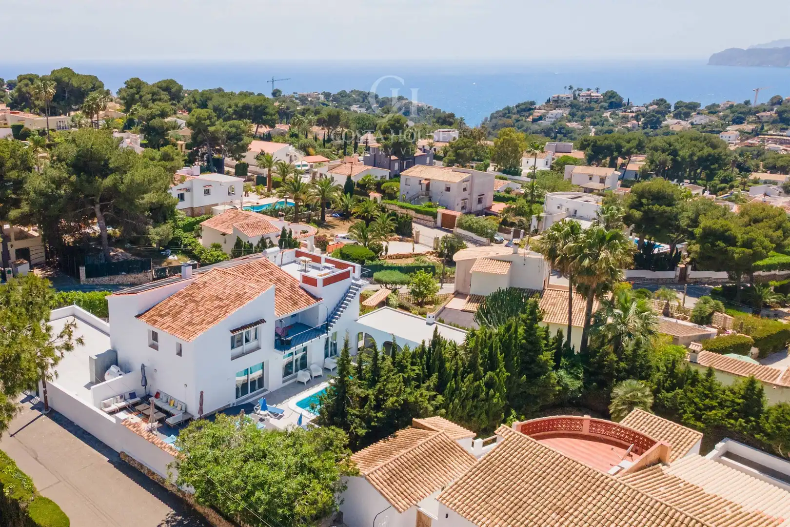 Vista exterior de Casa o chalet en venta en Jávea / Xàbia con Aire acondicionado, Calefacción y Jardín privado