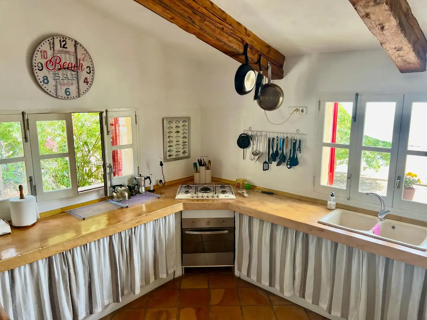Cuina de Finca rústica en venda en Andratx amb Traster