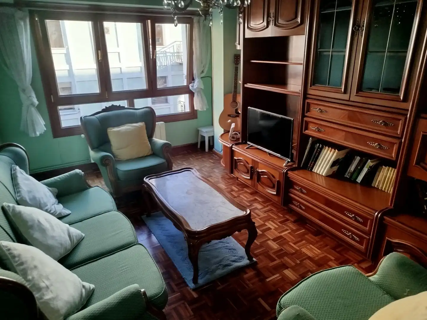 Sala de estar de Piso en venta en Sestao  con Amueblado