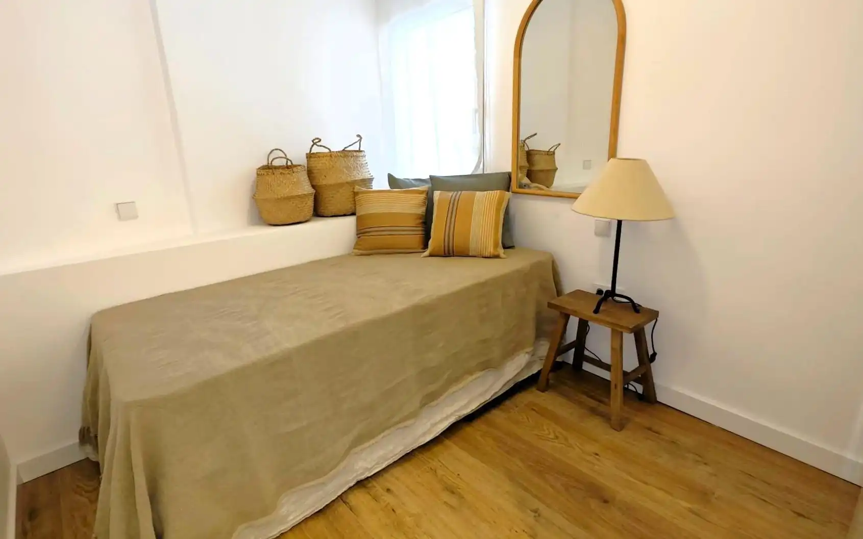 Bedroom of Flat for rent in Alicante / Alacant  with Air Conditioner, Heating and Parquet flooring