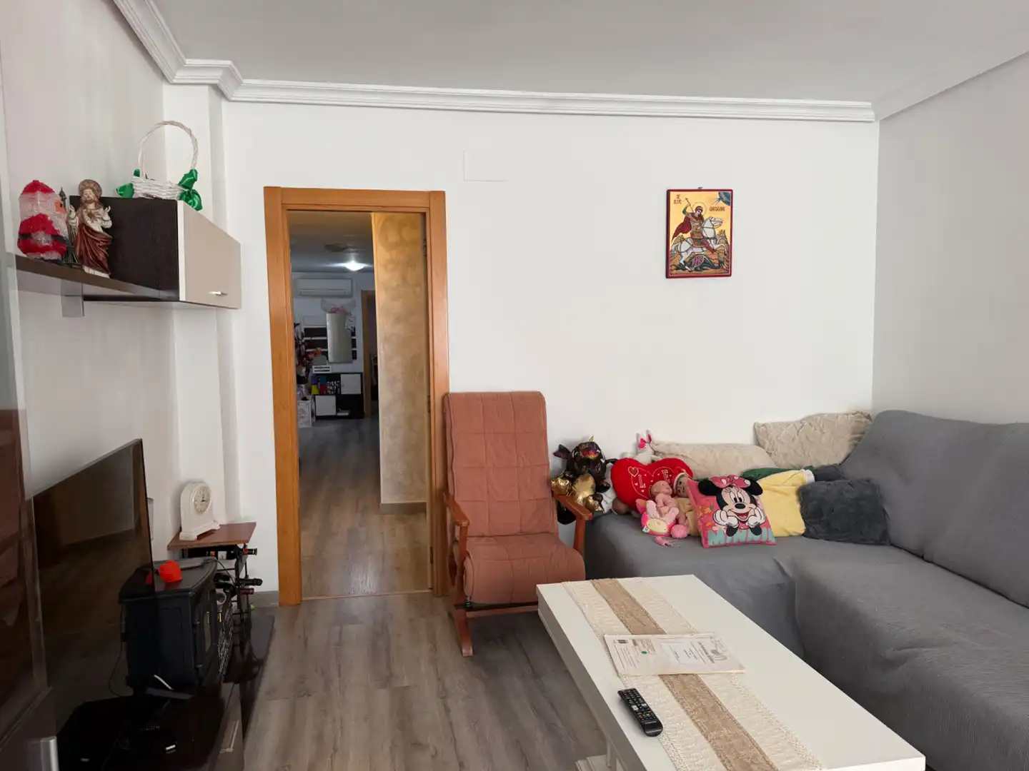 Sala d'estar de Pis en venda en Almazora / Almassora amb Moblat