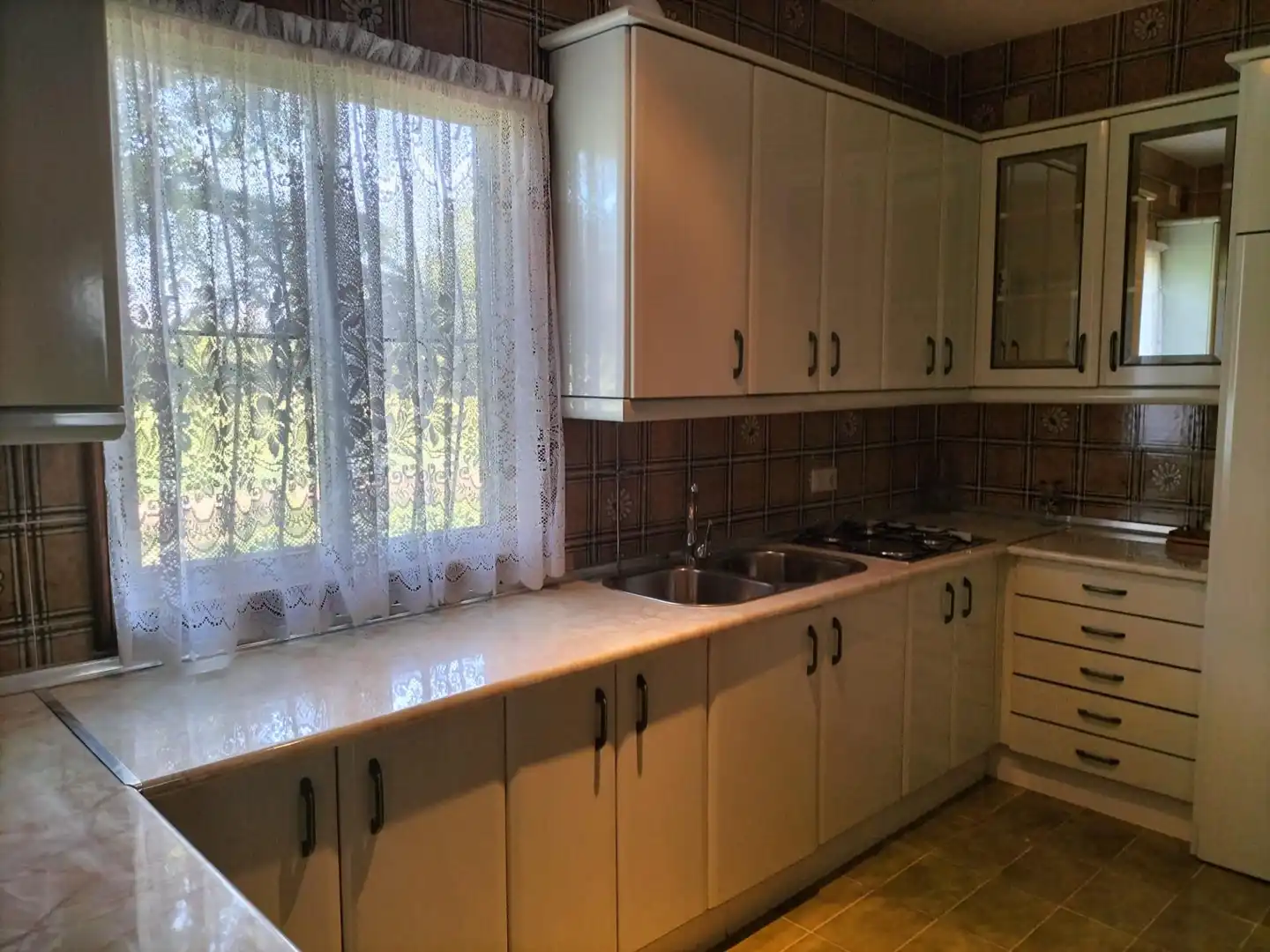 Cocina de Finca rústica en venta en Palencia con Calefacción, Jardín privado y Parquet