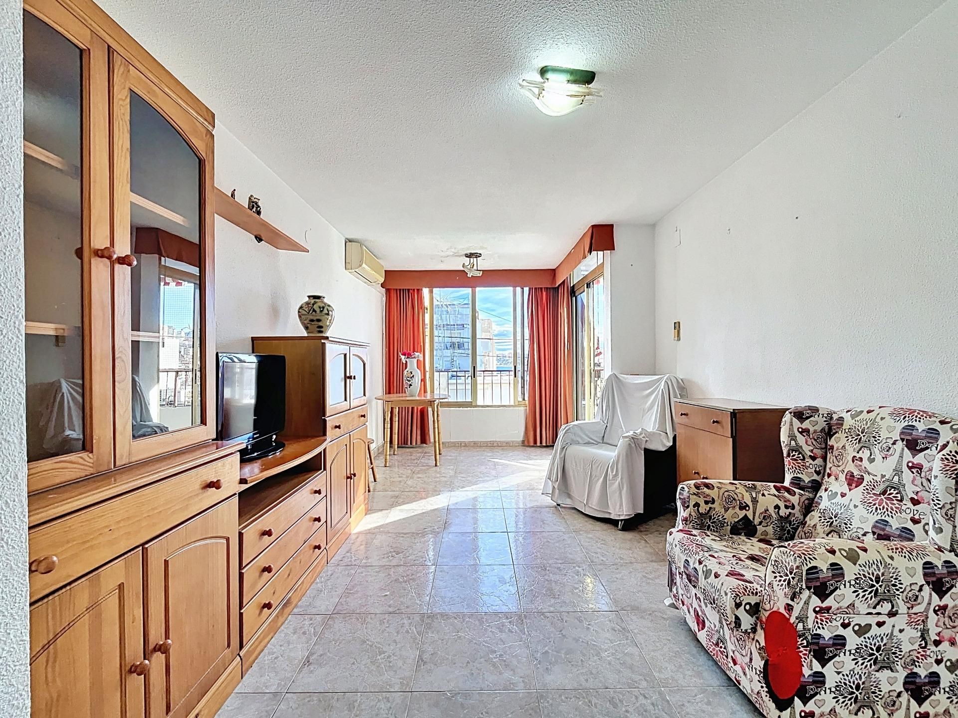 Sala de estar de Piso en venta en Benidorm con Calefacción y Terraza