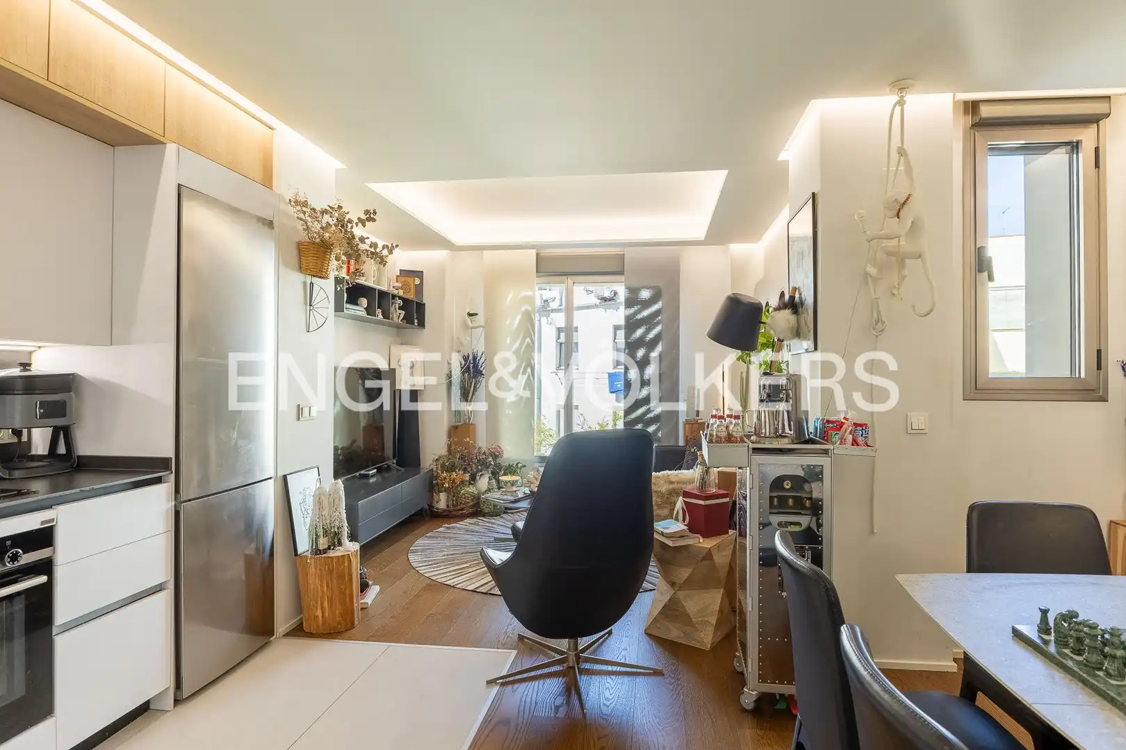Sala de estar de Piso de alquiler en Madrid con Aire acondicionado, Calefacción y Piscina