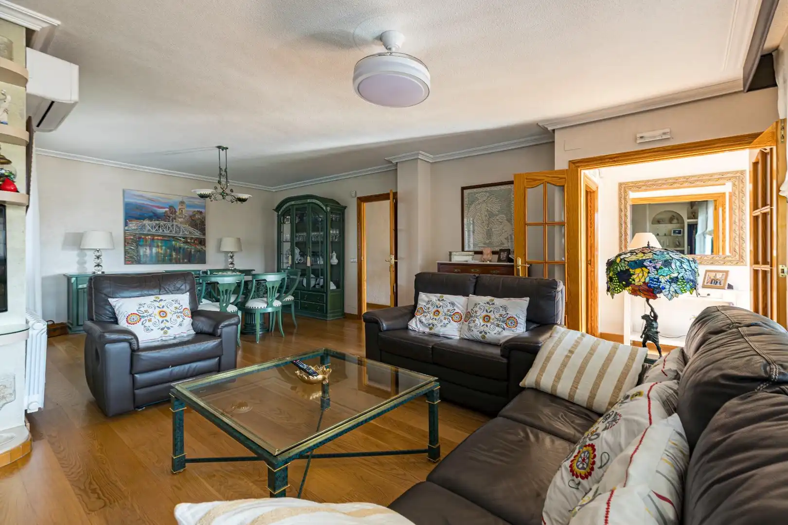 Sala d'estar de Casa o xalet en venda en Murcia amb Aire condicionat, Jardí privat i Terrassa