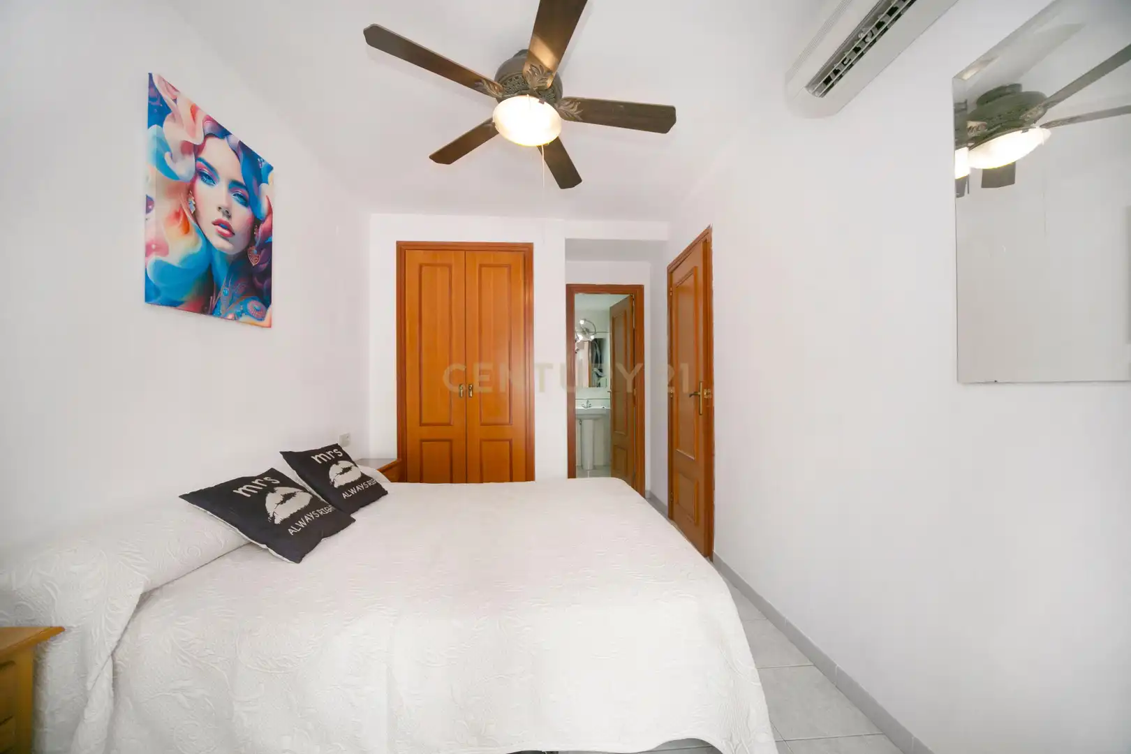 Habitación de Apartamento de alquiler en Calpe / Calp con Aire acondicionado, Horno y Lavadora