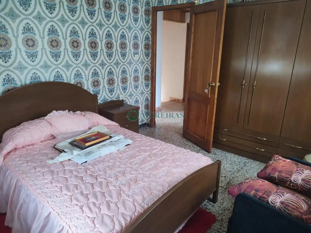 Bedroom of Houses for sale in Ourense Capital   with Heating, Private garden and Furnished