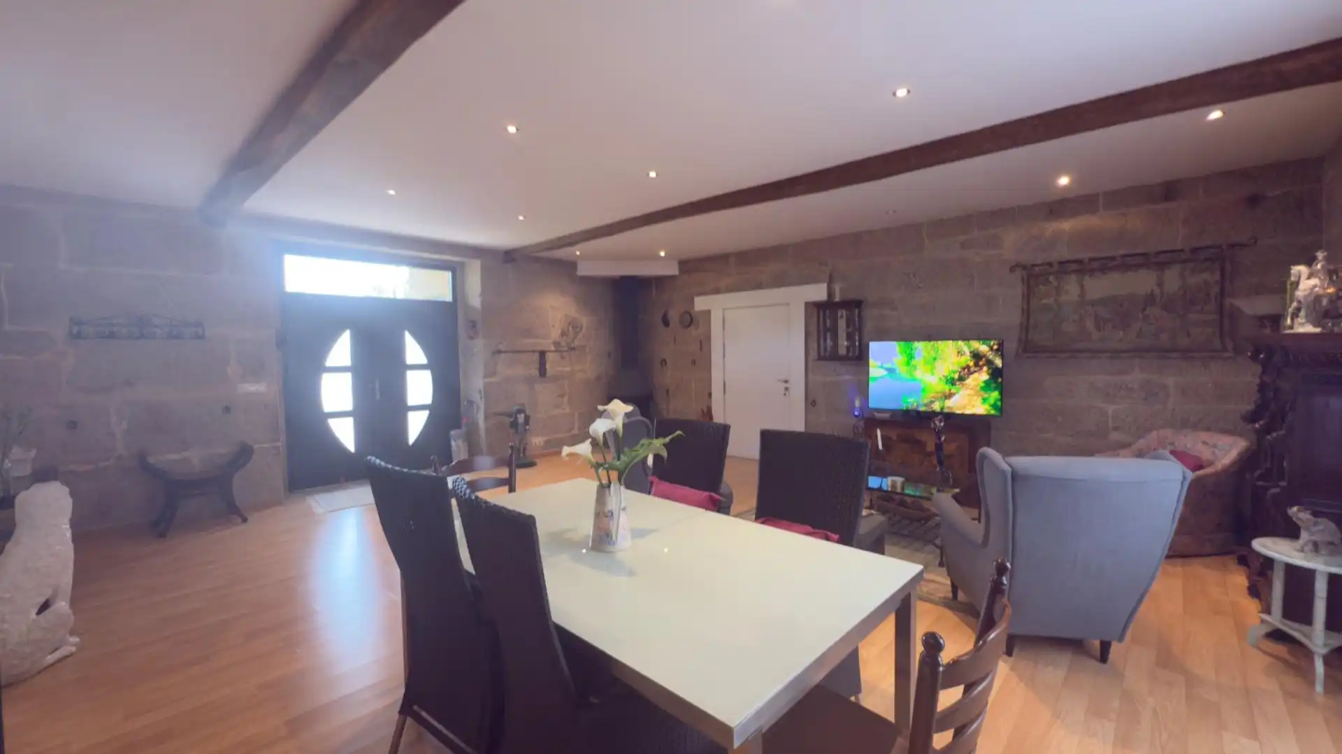 Comedor de Finca rústica en venta en Maside con Calefacción, Jardín privado y Terraza