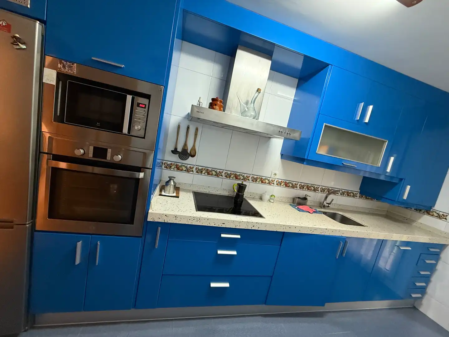 Küche von Wohnung zum Verkauf in Hazas de Cesto mit Klimaanlage, Heizung und Terrasse