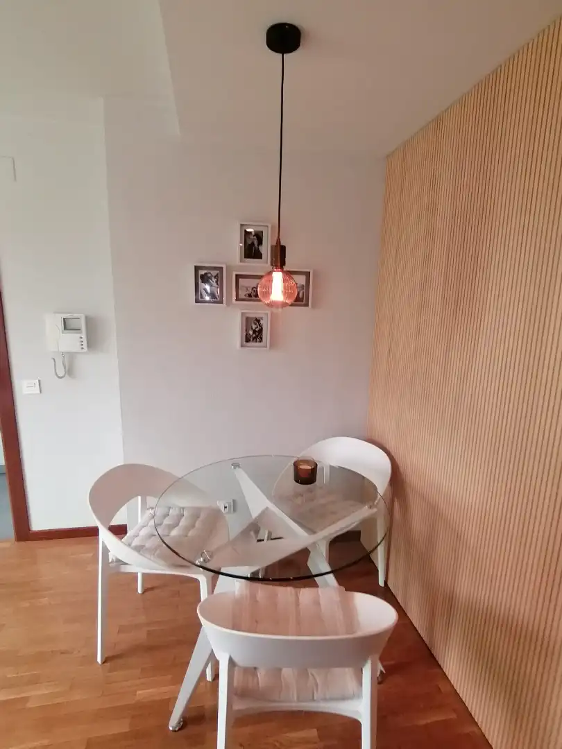 Dining room of Flat for sale in Gijón   with Heating, Parquet flooring and Storage room