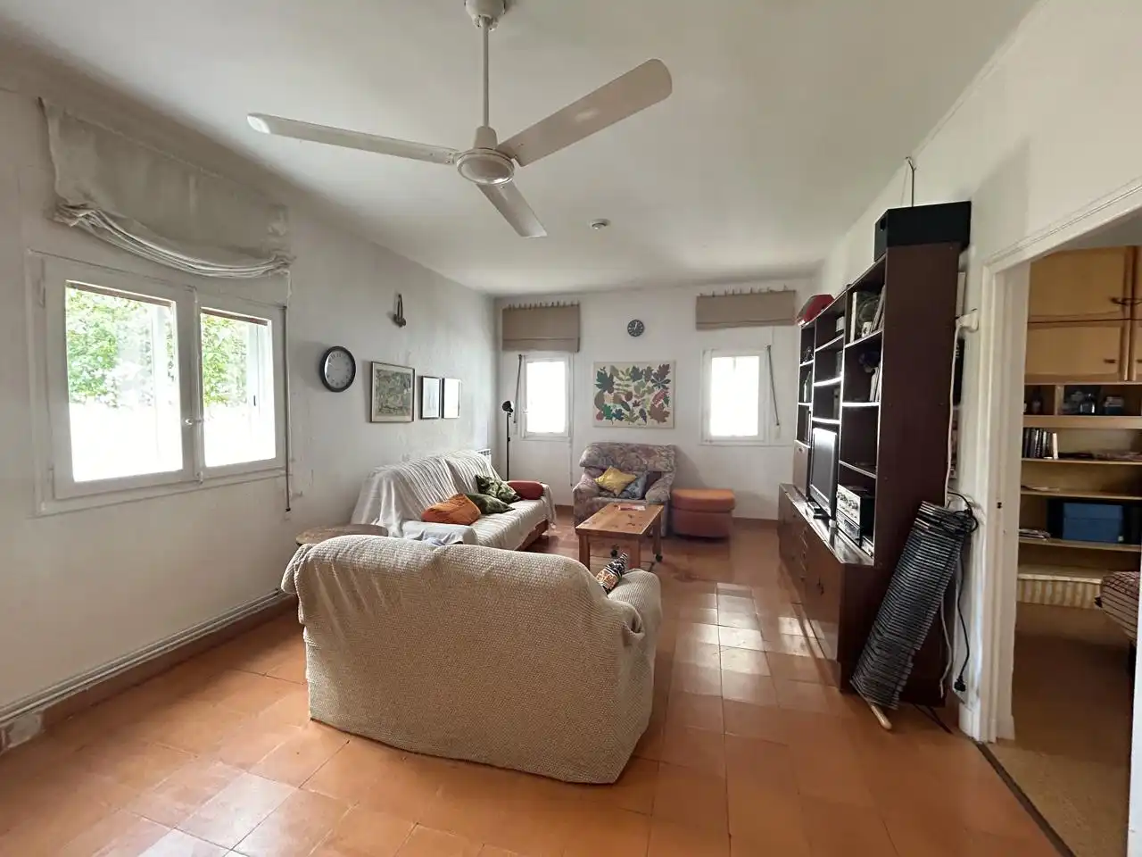 Sala d'estar de Casa o xalet en venda en Cascante amb Calefacció, Jardí privat i Traster