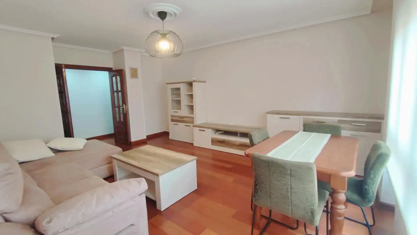 Living room of Flat for sale in Mieres (Asturias)  with Heating, Parquet flooring and Storage room