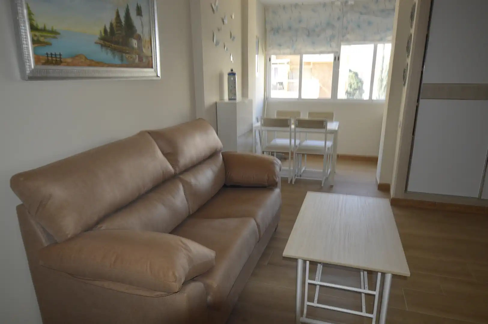 Wohnzimmer von Wohnung zur Miete in Benalmádena mit Möbliert